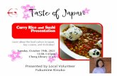 Taste Curry Rice and Sushi Presentation Learn about the ...