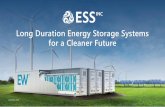 Long Duration Energy Storage Systems Energy Storage for ...