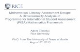 Mathematical Literacy Assessment Design: A Dimensionality ...