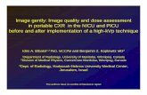 Image gently: Image quality and dose assessment in ...