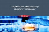 General concepts of the chemistry of chelation