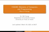 CS303E: Elements of Computers and Programming - More on ...