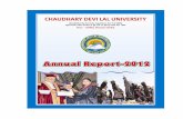 Regular Prospectus 2013-14 - Chaudhary Devi Lal University, Sirsa
