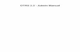 OTRS 2.3 - Admin Manual - Parent Directory