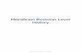 MemBrain Revision Level History