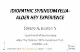 IDIOPATHIC SYRINGOMYELIA- ALDER HEY EXPERIENCE
