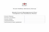 Event Management Plan Template - Isle of Man Government