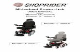 Mid-wheel Powerchair - Jazzy Electric Wheelchairs
