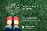 Consider your footprint. - UVic