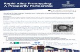 Rapid Alloy Prototyping: A Prosperity Partnership
