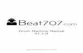 Drum Machine Manual V1.2.0 - Beat707