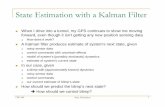 State Estimation with a Kalman Filter