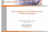 LNA and Mixer for 122 GHz Receiver in SiGe - ResearchGate