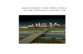AutoCAD® Civil 3D® 2014 South African Country Kit - Autodesk