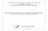 Medicaid Hassle: State Responses to Physician Complaints (OEI-01