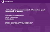 A Strategic Assessment of Afforested peat Resource in Wales