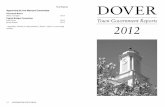 Town Government Reports - The Town of Dover