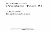 PSAT/NMSQT Practice Test #1 - School District of Palm ...