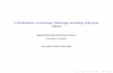 Cohabitation vs marriage: Marriage matching with peer effects