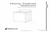 Home Topload Washers Parts Manual - Alliance Laundry System