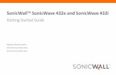 SonicWave 432e and SonicWave 432i Getting Started Guide