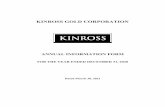KINROSS GOLD CORPORATION - minedocs.com