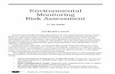 Environmental Monitoring Risk Assessment