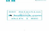 SSC Selection post 9 Nov 2020 shift 1 HSC