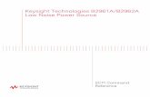 Keysight Technologies B2961A/B2962A Low Noise Power Source