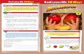 God Loves Me 28 Ways - GC Children's Ministry | Home