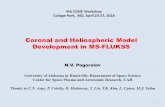 Coronal and Heliospheric Model Development in MS-FLUKSS