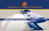 Umpire Manual - The American Legion