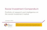 Social Investment Compendium - Big Society Capital
