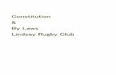 Constitution By Laws Lindsay Rugby Club
