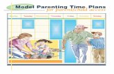Model Parenting Time Plans for parent/child access
