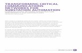 Transforming Critical Communications Networks for Substation Automation