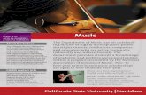 Music - California State University, Stanislaus
