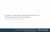 Backup Software for Heterogeneous Environments - CommVault