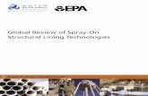 Global Review of Spray-On Structural Lining Technologies - Water