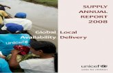 SUPPLY ANNUAL REPORT 2008 Local Delivery Global - Unicef