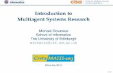 Introduction to Multiagent Systems Research - Intelligent Systems