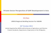 Private Sector Perspec ve of GAP Development in Asia - UNFSS