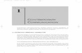 CONTEMPORARY COMMUNICATION - Pearson