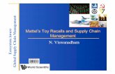 Mattel's Toy Recalls and Supply Chain Management N. Viswanadham