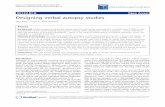 Designing verbal autopsy studies - Gary King - Harvard University