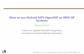 How to use Hybrid MPI-OpenMP on IBM SP Systems