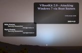VBootKit 2.0 - Attacking Windows 7 via Boot Sectors - Meh.or.id