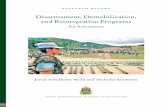 Disarmament, Demobilization, and Reintegration Programs