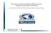 Analysis of U.S. Water Resources under Climate Change,