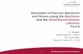 Simulation of Electric Machines and Drives using the - MathPros